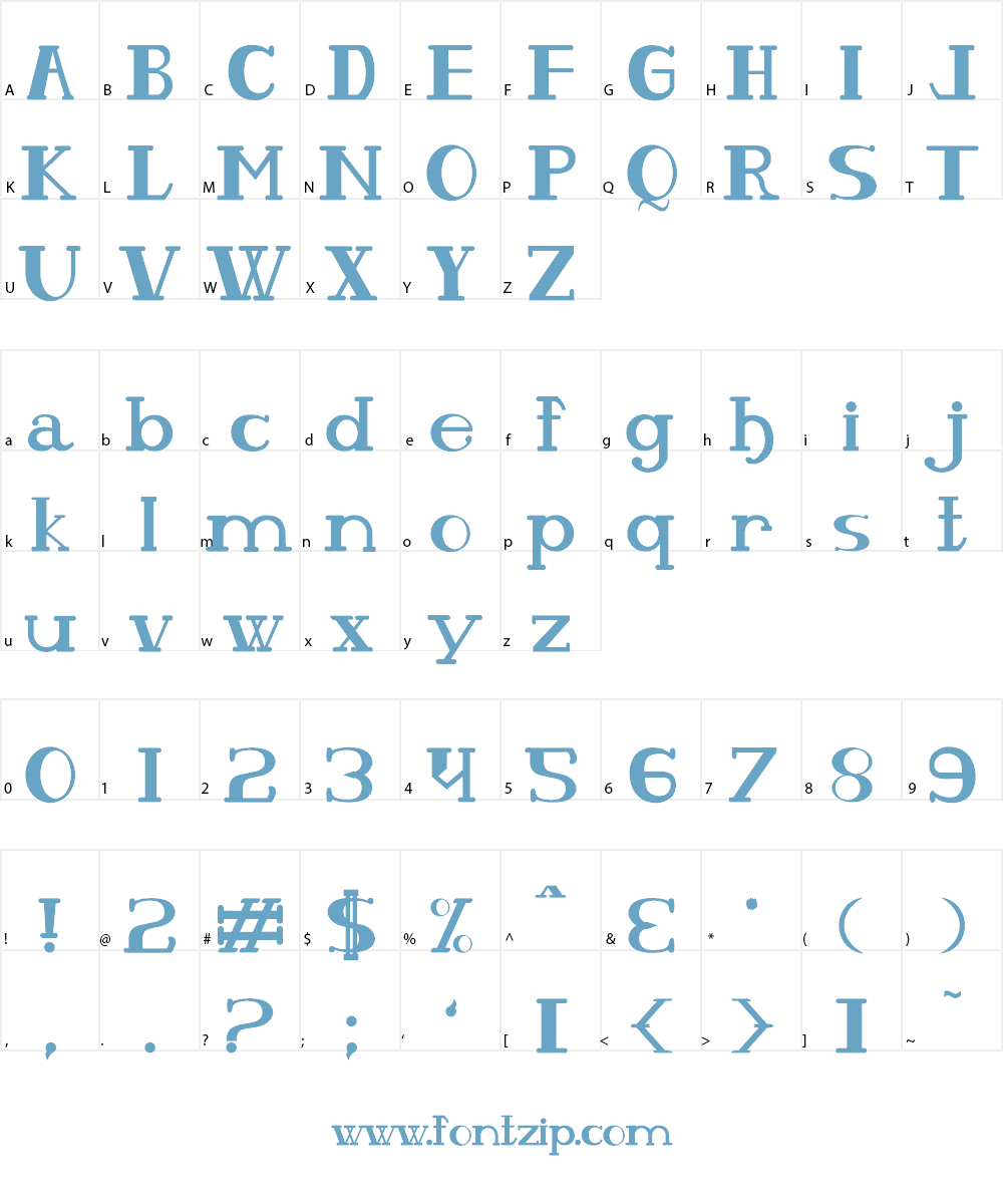 Olho De Peixe Font Character